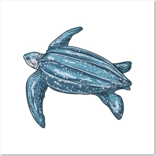 Leatherback Turtle Posters and Art